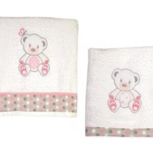 Βρεφικές Πετσέτες Baby StarSweet Dots Σετ 2τμχ